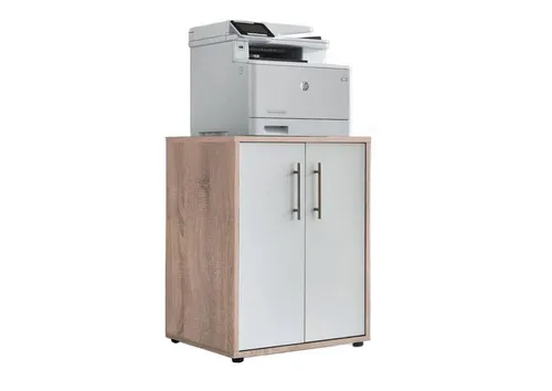 moebel-dich-auf Kommode OFFICE EDITION, 2-türig und modern - Kommode OFFICE EDITION – Praktisch und stilvoll mit höhenverstellbaren Böden für optimalen Stauraum. Ideal für Drucker und Bürobedarf, passt perfekt in jedes Home-Office.