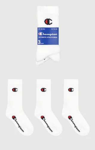 Champion Sportsocken 3 Pack Crew Socks (3-Paar) für sportive Aktivitäten, dreiteiliges Set, sportlicher Stil