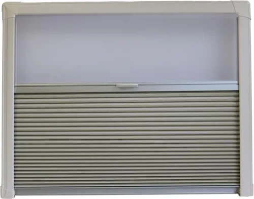 Remis REMIbase II Kombi-Plissee-Rollo, 1300x600mm