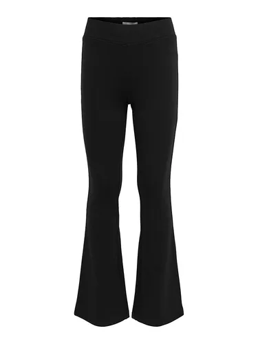 ONLY Damen Conpaige Flared Pant Noos Hose, Schwarz, 140 EU - Damen-Hosen mit modischem Flared-Schnitt, inklusive Gürtel für einen trendigen Look und ideal für vielseitige Outfits.