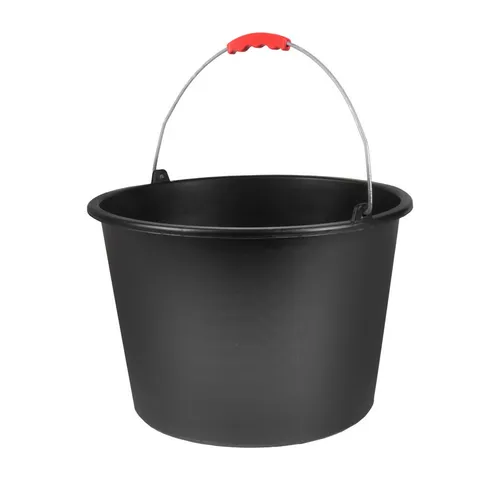 Prima-Online Baueimer 5 Set Mörtelkübel Baueimer 12L I 16L I 20L bequemer Griff, 16 Liter