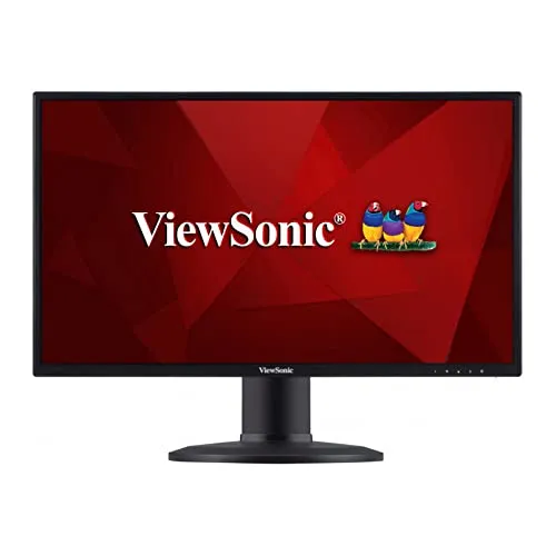 Viewsonic VG2719 27 Zoll Business Monitor - Full-HD IPS-Panel für brillante Bilder, höhenverstellbarer Fuß für ergonomisches Arbeiten und integrierte Lautsprecher - ideal für Büro und Home Office.