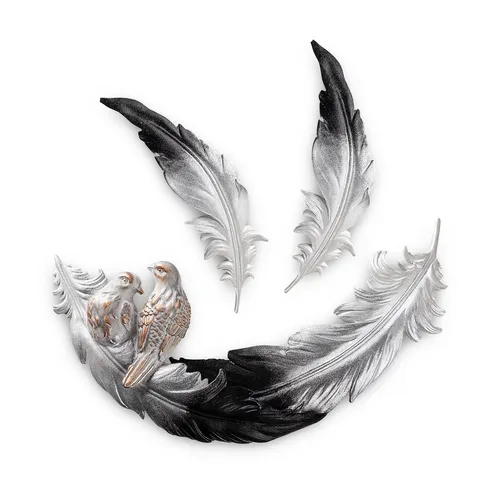 Produktbild Wandbehänge 100 % Polyester Schwarz Weiß