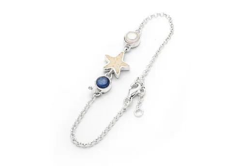 Dur Armband SANDSEESTERN mit Kyanit und Strandsand von DUR