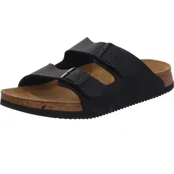 BIRKENSTOCK Arizona Sandale PROF Gr. 36 schwarz - Wanderschuhe mit anatomisch geformtem Kork-Latex-Fußbett, rutschhemmender Gummilaufsohle und individuell verstellbaren Riemen für optimalen Halt und Komfort.