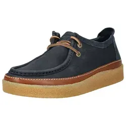 Clarks Halbschuhe Nubukleder Schnürschuh blau 42 EU von Clarks