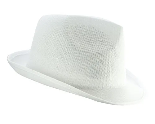 Promo Mafia Hut Karneval Mallorca Fasching Urlaub Junggesellenabschied Cap Farbe Weiss