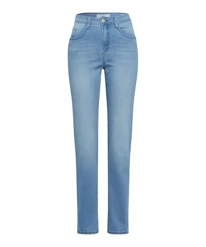 BRAX Feel Good Style Mary Used Light Blue 38 - Moderne Five-Pocket-Jeans - Jeans in authentischem Look mit Regular Fit, aus hochwertigem Baumwollstretch und nachhaltig produziert für besten Tragekomfort.