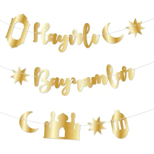 Papierdrachen 10m Girlande als Dekoration für Ramadan von Papierdrachen