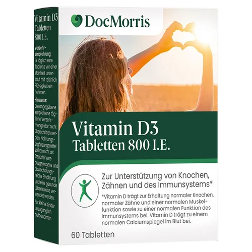 DocMorris Vitamin D3 Tabletten 800 I.E.