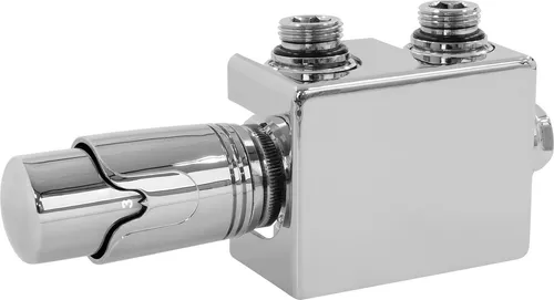 LuxeBath Heizkörperthermostat Set mit Multiblock Anschlussgarnitur