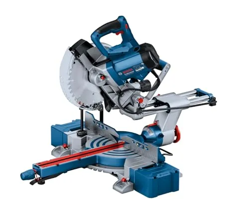 Bosch Professional Kappsäge GCM 305-254 D - 90 x 305 mm Schnittleistung, kraftvoller Motor und abnehmbare Werkstückauflagen für präzise Schnitte