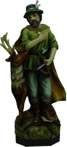 Heiliger Hubertus, Höhe 12cm, handbemalen