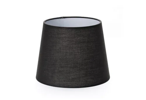 Orion Leuchten Lampenschirm Schwarz 24 x 18 cm für E27 Fassung