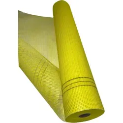 50m2 Armierungsgewebe Glasfasergewebe 165g/m2 4x4mm Gewebe Gelb Putzgewebe