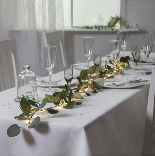 Star Trading Batterie Girlande Eucalyptus in grün von Star Trading