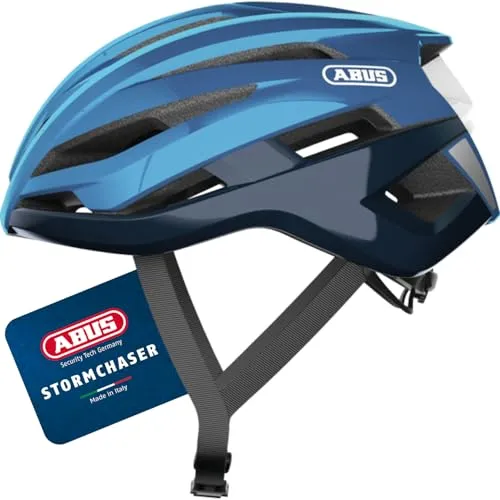 ABUS Rennradhelm StormChaser - Leichter und komfortabler Fahrradhelm für Radsport - Fahrradhelme mit hervorragender Belüftung und individuellem Fit dank Zoom Ace Justier-System. Inklusive 12 Monate kostenfreier Helmschutzversicherung von Allianz.