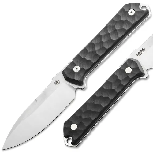 BÖKER Kiboku Richlite Black Pattern EDC Messer RWL-34 - Handgefertigtes Full-Tang Outdoormesser mit Kydex-Scheide. Ideal für Jäger und Wanderer, bietet es eine extrem scharfe Klinge und ergonomischen Griff für besten Komfort.