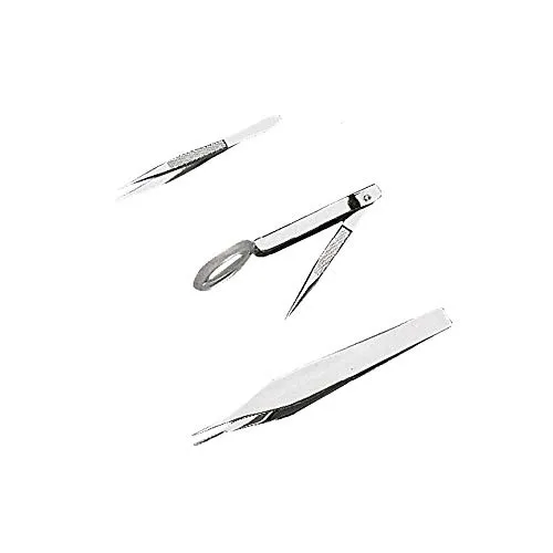 HOLTHAUS MEDICAL Splitterzange, 8 cm, rostfrei, Modern, Silber, Erste-Hilfe-Tweezer