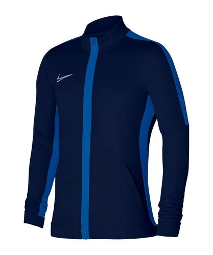 Nike Dri-FIT Academy Trainingsjacke Kinder - Blau - Trainingsbekleidung mit schweißableitender Dri-FIT Technologie für optimalen Tragekomfort und Bewegungsfreiheit, ideal für aktive Kinder.
