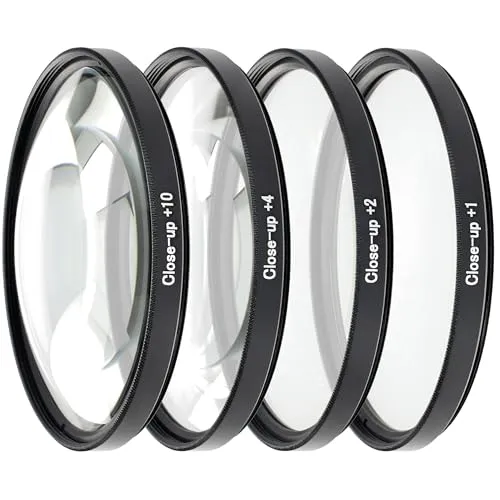 ayex Close up Makro Linsen Set 72mm - 4 teilig (+1, +2, +4, +10)