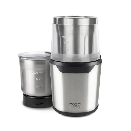 Caso Zerkleinerer 1749 ZU 200, 200 W - Zerkleinerer mit 24.000 U/min und 2 hochwertigen Edelstahlschlagmessern für perfekte Ergebnisse. Ideal für die schnelle Zubereitung in der Küche.