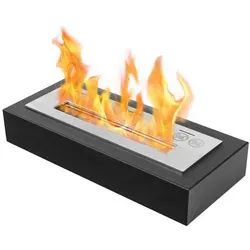 Bioethanol kamin 36 ein Einsatz für einen klassischen Kamin ethanolkamin zum Aufstellen auf einem Tisch, Boden oder in einem holzbefeuerten Kamin - Schwarz