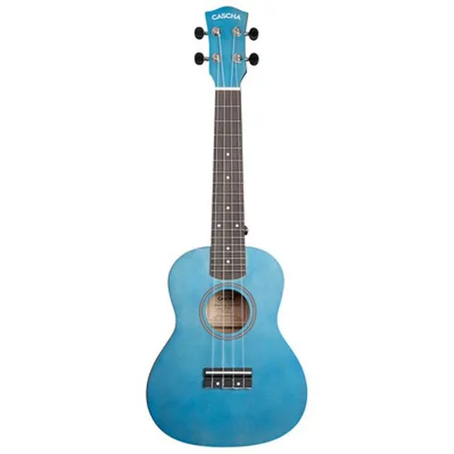 Cascha Linde Sopran Ukulele Set Blau in blau von Cascha