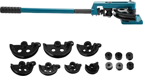 SucceBuy Rohrbieger 10-25mm (3/8 bis 1 Zoll), Rohrbiegeset mit 7 Werkzeugen f¹r Kupfer, Messing, Aluminium, Edelstahlrohre