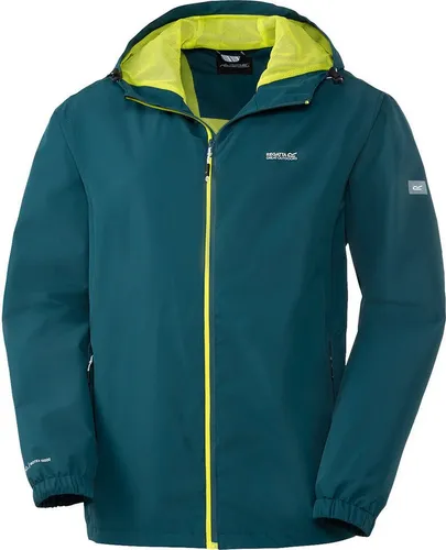 Regatta Allwetterjacke XL - elastisch und bewegungsfreundlich in Grün - Wasserabweisende und atmungsaktive Allwetterjacke für aktive Einsätze. Mit verstellbarer Kapuze und elastischen Ärmeln für optimalen Komfort und Bewegungsfreiheit.