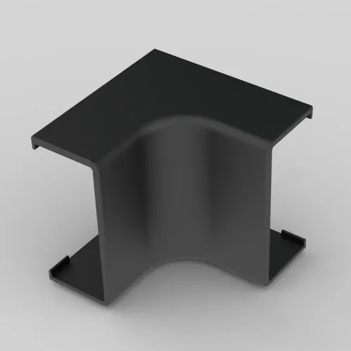 Eckverbinder Innen Eck für Kabelkanal 40x20 mm PVC SCHWARZ KOPOS