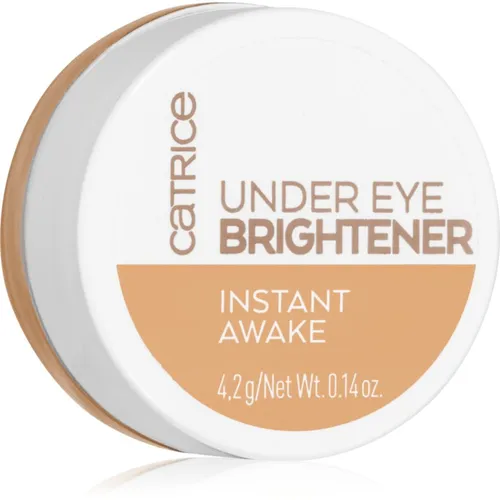 Catrice Under Eye Brightener Highlighter 020 Warm Nude - Concealer für Damen, der dunkle Augenringe reduziert, Schwellungen bekämpft und die Augenpartie erfrischt – ideal für einen wachen Blick!