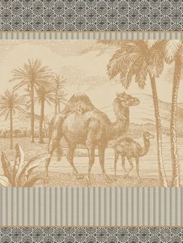 LE JACQUARD FRANÇAIS Geschirrtuch Dune Dromadaire 60x80 cm in beige von LE JACQUARD FRANÇAIS