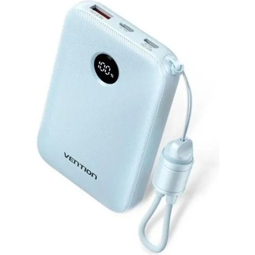 Vention POWER BANK USB 10000MAH 22.5W/BLUE FKAL0-C (10000 mAh, 22.50 W, 37 Wh) (FKAL0-C)