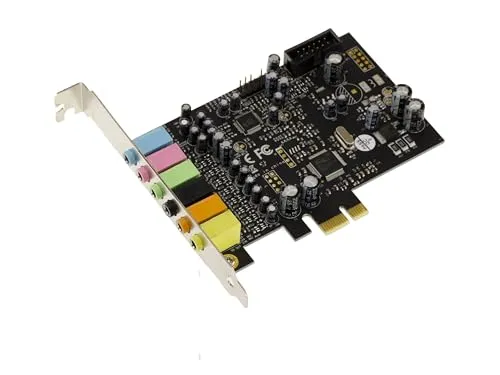 KALEA-INFORMATIQUE PCIe (PCI Express) 7.1-Kanal-Sound-Controller-Karte mit CMedia Oxygen CM8828 und CM9882A Chipsatz.