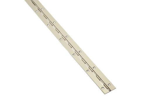 SO-TECH® Möbelbeschlag Stangenscharnier 1000 mm Edelstahloptik + Befestigungsset (1 St), verschiedene Ausführungen