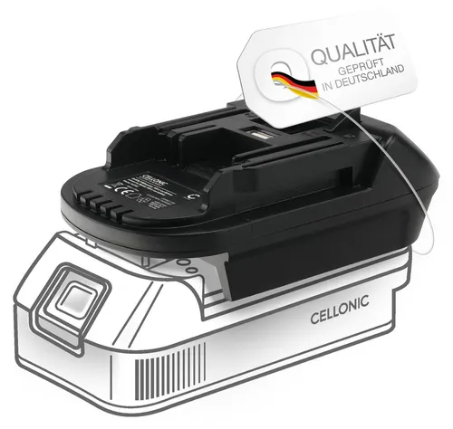 CELLONIC Akku-Adapter kompatibel mit DeWalt / Milwaukee 18V-20V