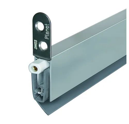 PLANET Türabsenkdichtung 835mm aus Aluminium - Sonstige Elektroinstallationsartikel, sorgt für optimale Schall- und Zugluftdämmung in Ihrem Zuhause.