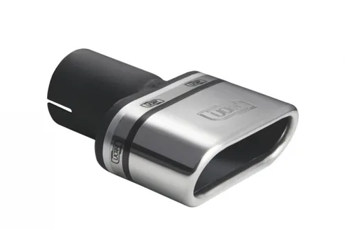 Ulter Sport Endrohr - Oval 110x45mm Schräg - Auto-Endrohre mit individueller Passform, aus hochwertigem Edelstahl für Langlebigkeit und edles Design.