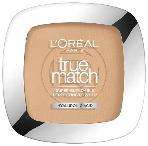 L'ORÉAL PARIS Puder L'Oréal Paris True Match Puder, Mildert Erscheinungsbild feiner Linien, variable Deckkraft, mattiert.
