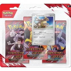 TCG Booster Bundle 3-Pack - Scarlet & Violet Destined Rivals - Sammelkarten mit 3 Booster Packs und einer speziellen foil Promo-Karte, ideal für Pokémon-Trainer, die ihre Sammlung erweitern möchten!