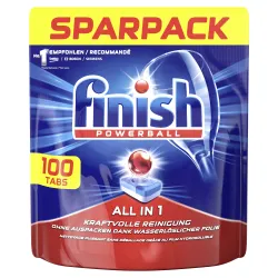 Finish All in 1 Spülmaschinentabs, 100 Tabs