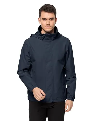 Jack Wolfskin STORMY POINT 2L Regenjacke Herren - Funktionsjacken mit atmungsaktiver, wind- und wasserdichter Texapore-Membran; ideal für Outdoor-Aktivitäten bei jedem Wetter.