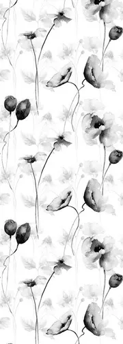 queence Vinyltapete Moy – Selbstklebend, Botanisches Design, 90x250cm - Elegante Vinyltapete im botanischen Design für Wände und Türen. Selbstklebend und einfach anzubringen, bringt sie natürlichen Charme in jeden Raum.