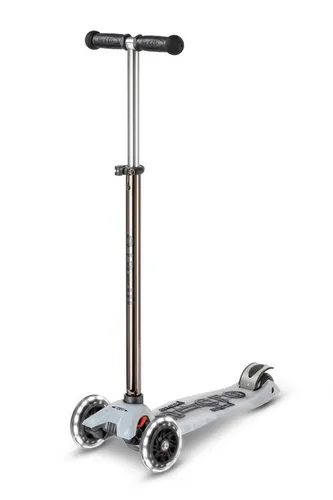MICRO Maxi Deluxe Flux LED Kinderroller - Kinderscooter mit höhenverstellbarem Aluminiumlenker und coolen LED-Rollen für mehr Sichtbarkeit und Spaß beim Fahren – perfekt für Kinder ab 5 Jahren.
