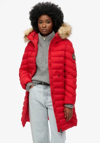 Superdry Steppjacke FUJI FAUX FUR HOOD MID LENGTH von Superdry