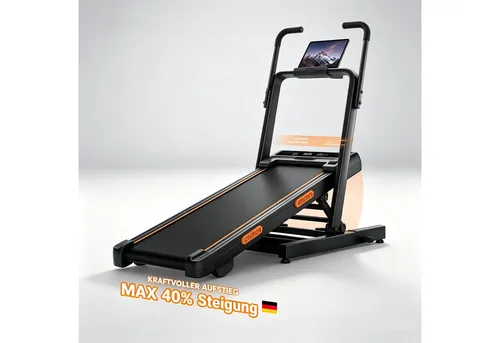 BAYMATE Laufband mit 40% Steigung – Faltbar & Leise für Zuhause