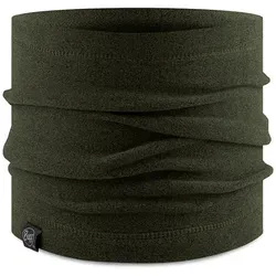 Buff Fleece-Loop-Schal in Khaki