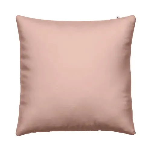 Wolkenfeld Satin Kissenbezug 80x80 Baumwolle - Traumhaft weiche Kissenhülle mit verdecktem Reißverschluss - Rosa