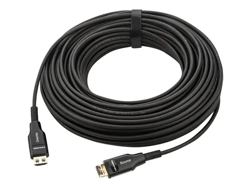 Kramer CLS-AOCH/U-F-50 - Ultra High-Speed HDMI Kabel 8K - HDMI-Kabel für 8K@60Hz mit 48 Gbps, raucharm und halogenfrei, ideal für hochwertige Videoübertragungen ohne Signaldämpfung.